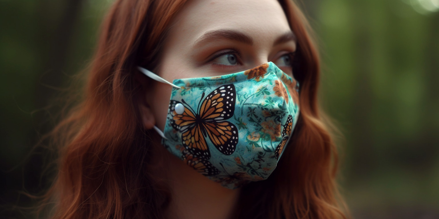 Young woman with a face mask looking off into the distance, chronic illness, chronic pain, invisible chronic illness, invisible illness, chronic disease, disability, invisible disability, living with chronic illness